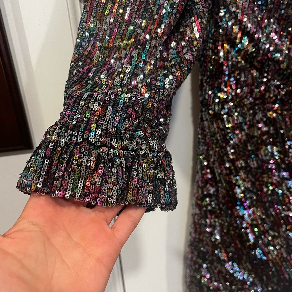 Iorane Multi Color Sequin Party Dress - image 2